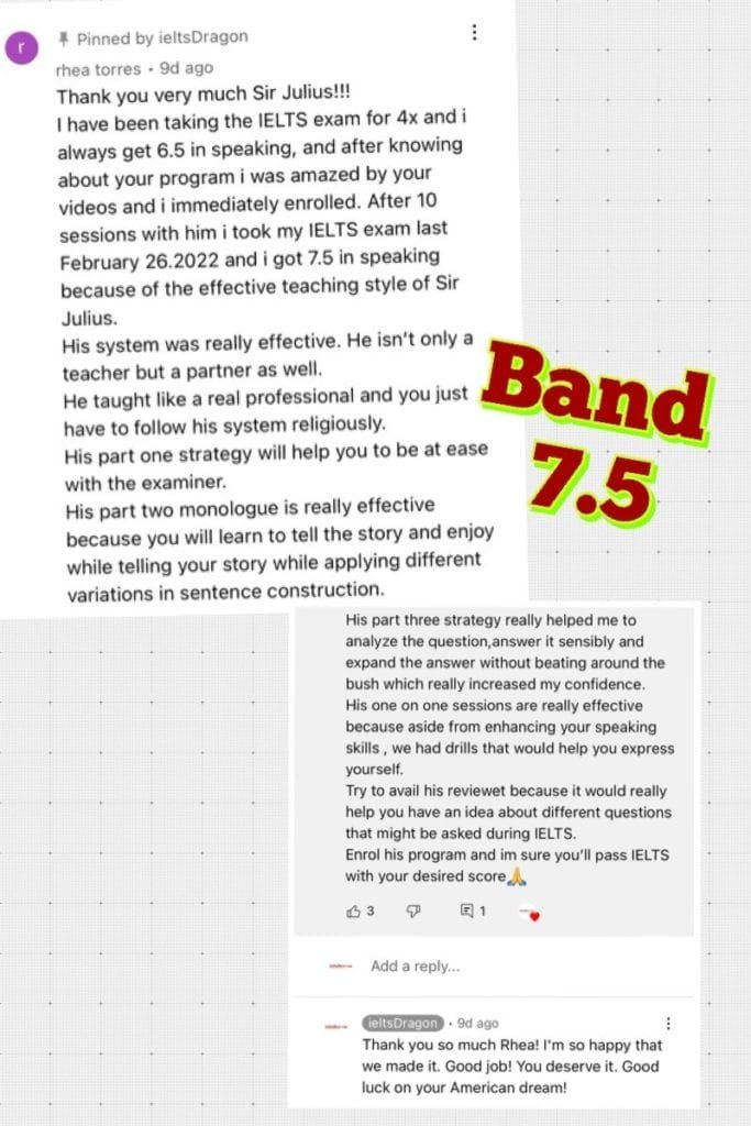 ielts speaking band 7.5