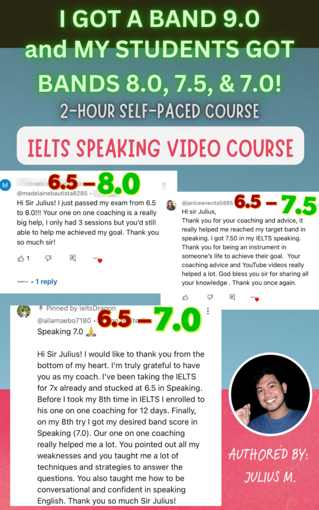 ielts speaking band 7 course
